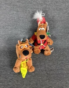 Vintage Scooby bean bag plushies Warner Bros. Studio Store NWT Set of 2 - Picture 1 of 6