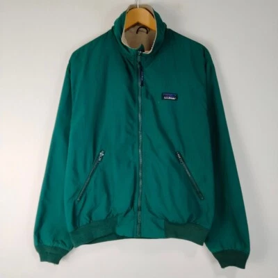 90s L.L.Bean Harrington jacket Three-Season One Point Logo Fleece Green - Image 1 of 4