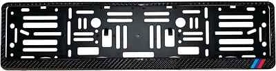 Real 3D Carbon Fiber European Size License Plate Frame Holder Fits BMW M Style - Image 1 of 2