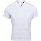 New Nike Women's Dry Ace Jacquard Golf Polo White Large (Ck5846-100) Msrp $75