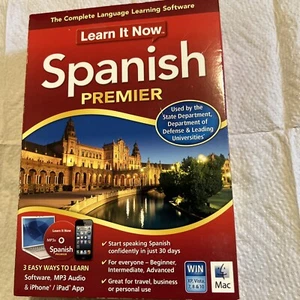 Nova Development US Learn It Now Spanish Premier for Windows/Mac - Picture 1 of 1