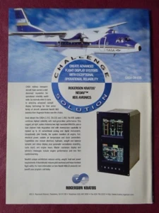 4/1998 PUB ROGERSON KRATOS CASA CN-235 FLIGHT DISPLAY SYSTEMS ORIGINAL AD - Imagen 1 de 1