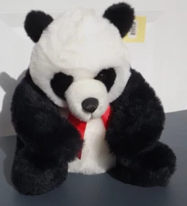OSO PANDA BLANCO Y NEGRO PELUCHE 16 PULGADAS BETA TOYS INC CON ETIQUETAS USADO - Imagen 1 de 11