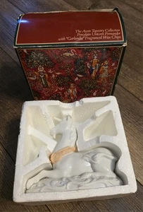 Einhorn Porzellan Figur 1981 Avon The Tapestry Collection Potpourri Halter - Bild 1 von 9