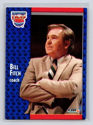 1991-92 Fleer - Bill Fitch #132 - Image 1 of 2