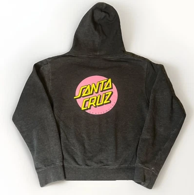 Sudadera con Capucha Santa Cruz Clásica Punto Monopatín Para Mujer Mediana Negra Rosa Logo Foto 1 de 4