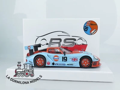 RB425 Scalextric Slot REVOSLOT RS0070 MARCOS LM600 #19 Gulf - OVP - Imagen 1 de 4