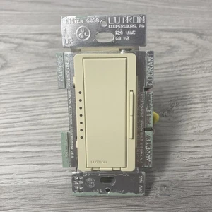 Lutron Maestro Series MA-600 Maestro 600W Incandescent Halogen Dimmer Ivory - Picture 1 of 8