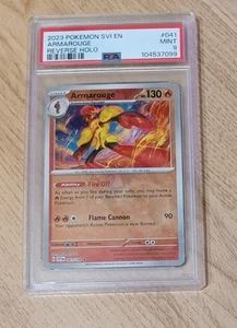 Pokémon 2023 SVI EN Armarouge Reverse Holo PSA 9 - #041 - Spedizione gratuita - Foto 1 di 2
