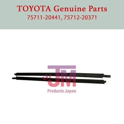 Toyota Genuine Celica ZZT23# Outside Door Belt Moulding LH & RH Set 75711-20441 - Imagem 1 de 3