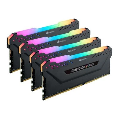 Corsair Vengeance Rgb Pro 32Gb Memory Kit 4 X 8Gb Ddr4 3200Mhz Pc4-25600 Cl - Image 1 of 2