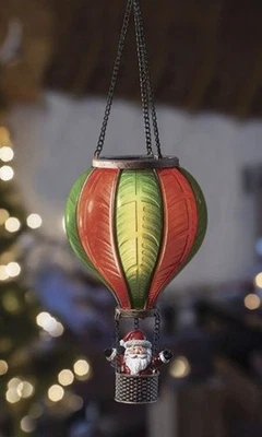 Globo Flameante Papá Noel Decoración Interior Efecto Parpadeo Foto 1 de 2