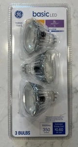 GE Basic 35-Watt GU 10 120V Warm White Dimmable Indoor Flood(3-Pack) 350 LUMENS - Picture 1 of 2