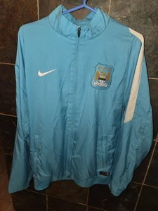 Manchester City Nike Dri Fit Training Football Soccer Jacket Size Large - Picture 1 of 9