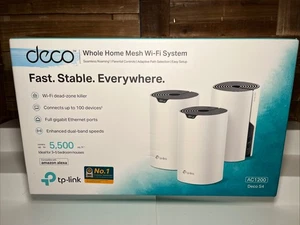 TP-LINK CAŁY DOM MESH WI-FI SYSTEM AC1200 DECO S4 / 2-PAK Brakujący router - Zdjęcie 1 z 24