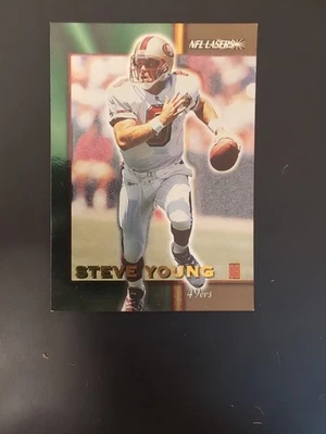 1996 Score Board NFL Lasers - Steve Young #60 - Image 1 of 2