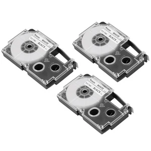 Lot de 3 éTiqueteuses de Rubans D'éTiquettes sur Blanc, 9 Mm, Compatibles 8404 - Afbeelding 1 van 10