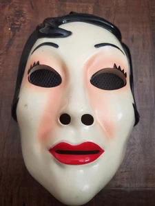 Máscara de Halloween de plástico para adultos The Strangers Prey At Night Pinup Girl usada terror - Imagen 1 de 12
