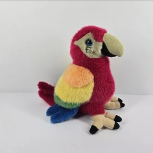 VTG Walt Disney World Macaw Parrot Plush 9" Stuffed Animal Kingdom Bird Store - Picture 1 of 7