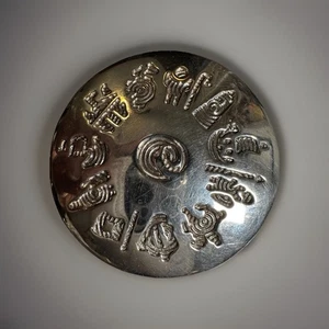 “History Of Ireland” Notable Events 925 Silver Brooch Pendant Irish Celtic Cool - Picture 1 of 8