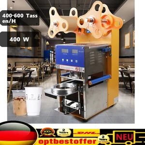 Neu Kommerzielle Bubble Tea Bechersiegelmaschine Versiegelungsmaschine 400W - Bild 1 von 13