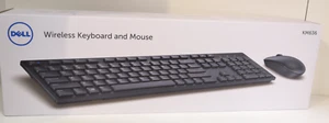 Dell KM636 Wlan Tastatur Maus Set Schwarz KM636-BK-TUR Kabellos Türkisch Türkçe - Bild 1 von 10
