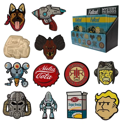 Fallout Mystery Pin Badges CDU Box Containing x12 Blind Boxes of Pins - Image 1 of 4