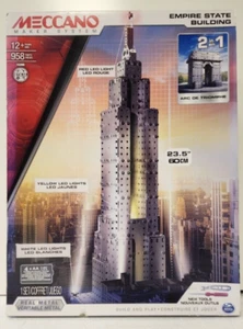 Meccano Erector Set Empire State Building/Arc de Triomphe 2 in 1 New in Box - Picture 1 of 6