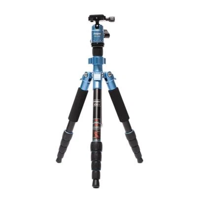 FotoPro X4i-E 5-Section Aluminum Tripod (Blue, Orange, Red & Titanium) - Image 1 of 4