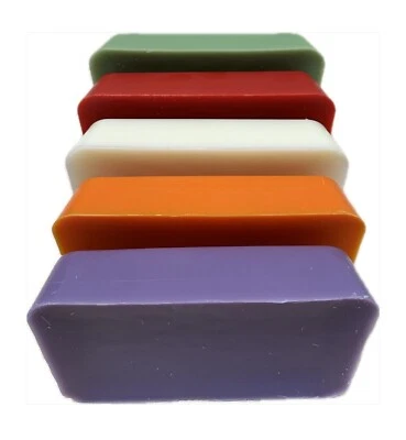 Candle Making Wax 1.8kgs. Coloured and Lightly Scented.