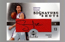 2005-06 Steve Nash Upper Deck Sweet Shot Signatures Shots Auto Autograph Suns SP