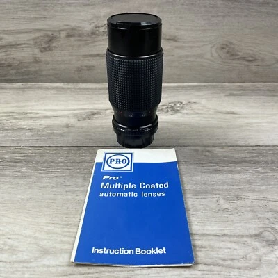 Promaster Multiple Coated MC Auto Automatic Zoom 55mm Lens 80 - 205 mm 1:4.5 - Image 1 of 4