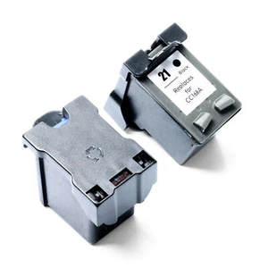 For HP Deskjet F2180 F2280 F380 340 D1460 21 Black & 22 Colour Ink Cartridge - Picture 1 of 9