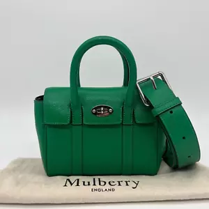 Mulberry Mini Bayswater Bag Lawn Green - Picture 1 of 19