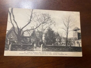 St. John's Church & Parish House, Hampton, VA postcard - Picture 1 of 2