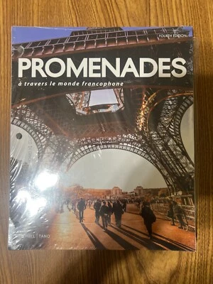 BRAND NEW Promenades a travers le monde francophone 4th Edition W/ Access Code - Image 1 of 4