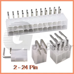 Steckverbinder Mehrfachsteckverbinder Stecker 2 4 6 8 10 12 14 16 20 24-polig - Bild 1 von 23