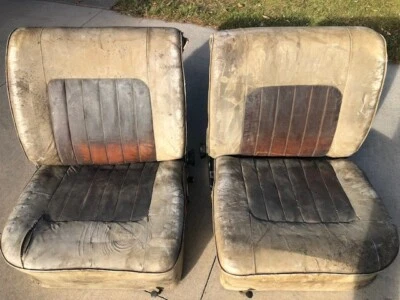 Pair of Early Style Seats, may fit Mercedes Benz Adenauer, 1957-62 300d Sedan et - Image 1 of 4