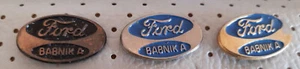 FORD Babnik A.  car logo service vintage Slovenia pins - Picture 1 of 2
