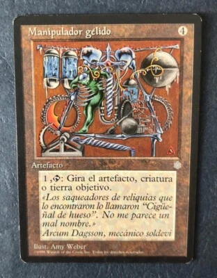 MTG ITALIAN ICE AGE ICY MANIPULATOR MAGIC THE GATHERING UNCOMMON ARTIFACT - Image 1 of 4