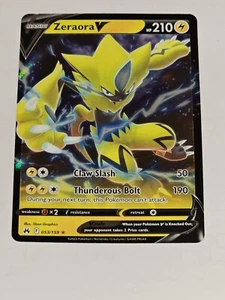 Zeraora V - 053/159 - Ultra Rare NM, English Pokemon Crown Zenith - Picture 1 of 2