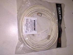 BlackBox CAT6 400-MHz Patch Cable, White, 25-ft EVNSL0273WH-0025 ethernet data  - Picture 1 of 2