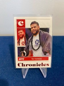 2022 Panini Chronicles UFC Red Stemp #12 Tai Tuivasa /199