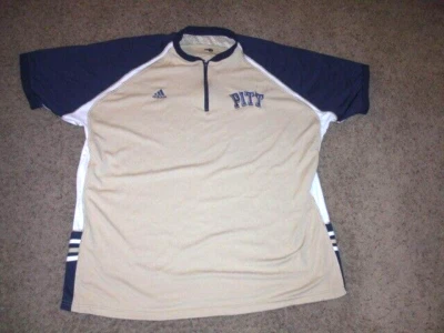 PITT PANTHERS Adidas Clima Cool TEAM ISSUED Sideline Jersey Shirt 2XL 2005 - Image 1 of 4