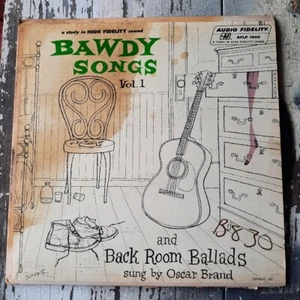 Bawdy Songs Vol 1 And Back Room Ballads Oscar Brand  Vinyl LP PLUS Bawdy... - Picture 1 of 13