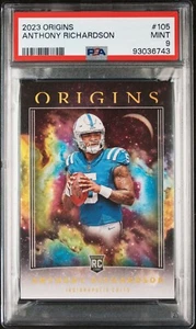 2023 PANINI ORIGINS ANTHONY RICHARDSON #105 ROOKIE PSA 9 Indianapolis Colts - Picture 1 of 3