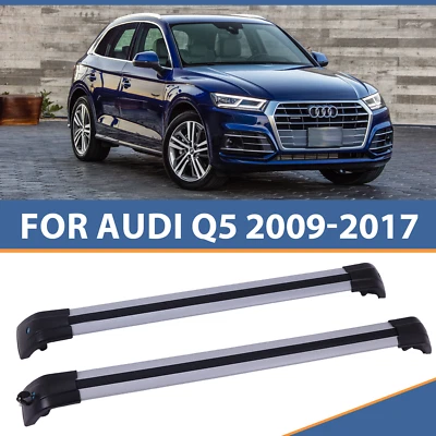 Запираемые поперечные дуги багажник на крышу для Audi Q5 2009-2017 алюминиевые грузовые - Изображение 1 из 4