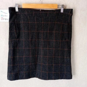 White Stuff Rock Damen M 14 grau kariert Wollmischung kuschelig Arbeit Büro schick - Bild 1 von 12