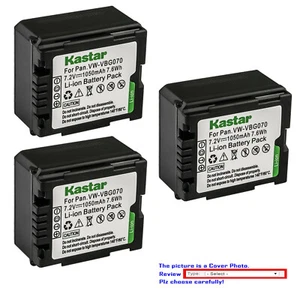 Kastar VW-VBG070 Replacement Battery Pack for Panasonic VSK0631 VSK0697 VSK0698 - Picture 1 of 7