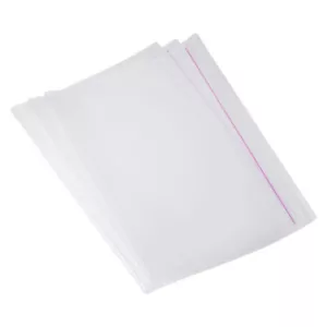 8x11" Clear Book Cover, 10 Pcs Textbook Protector with Adhesive Tape, Clear - Picture 1 of 6